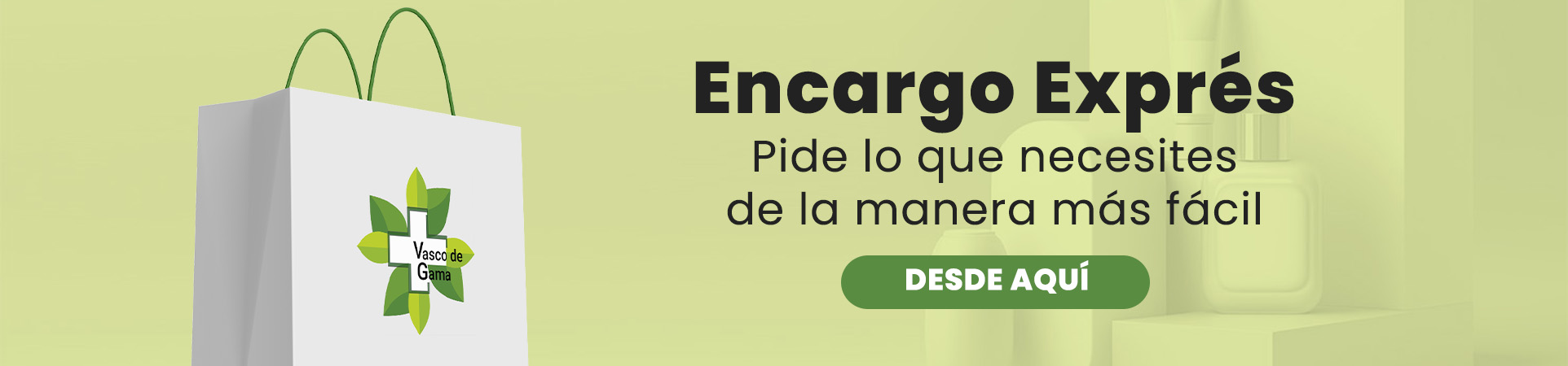 Encargo Exprés Farmacia Vasco de Gama Ariza Abascal en Sevilla